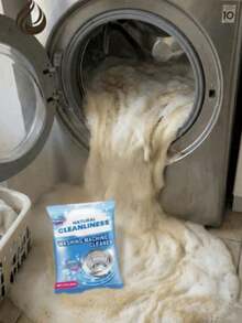 Washing Machine Cleaning Tablets - Deep Descaling And Deodorizing For Front-Load And Top-Load Washing Machines | Powerful Descaler And Dirt Remover For Hard Water Areas | Cleans Drum, Inner Tub, Water Pump, Filter And Rubber Seal | Deodorizing Cleaning Product - Powdery - View 8