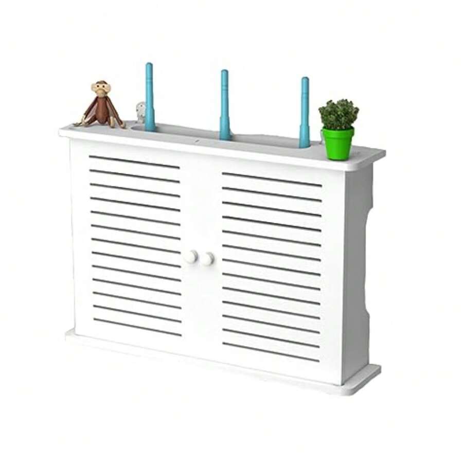 Electronic Product & Accessories Storage Box - White - View 1