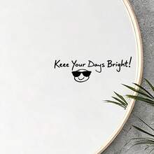 1件裝「Have A Nice Day!」與「Keep Your Days Bright」正向肯定貼紙 笑臉貼紙 - 彩色 - 查看 16