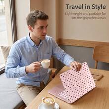 Polka Dot Style For Macbook Neo 13-Inch 2026 A3404 A18 Pro Chip, A3404 2026 Neo 13-Inch Ultra Clear Crystal Fully Transparent Ultra-Thin Hard Shell Protective Case, Back To School Season Pink Polka Dot - View 5