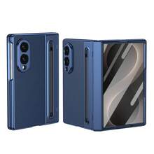 VIETAO Phone Case For Galaxy Z Fold6, Built-In S Pen, Hinge Protection, Screen Protector, Ultra-Thin Shockproof, Compatible With Samsung Z Fold 8 Ultra 7 6 5 4 - Blue - View 8