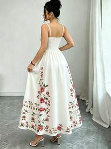 Women Long Dresses - White - View 3