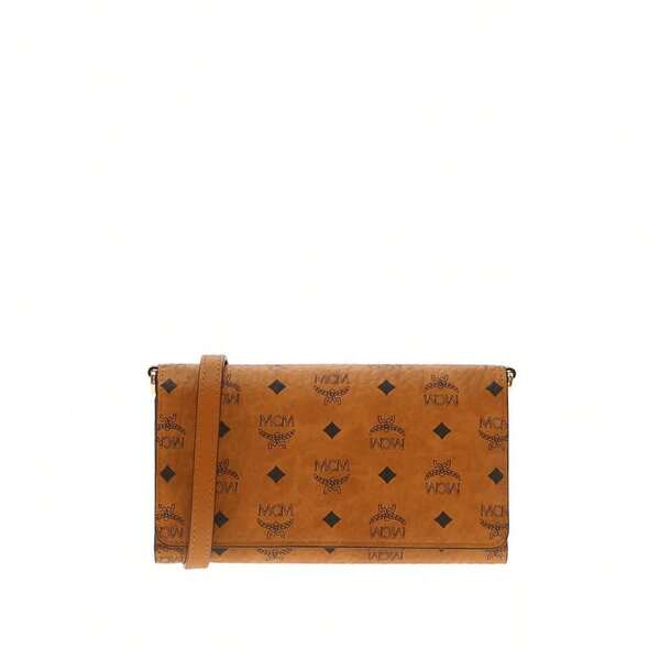Mcm Original Visetos Old Style Women's Shoulder Sling Bag With Embroidery MXEBAVI03CO001