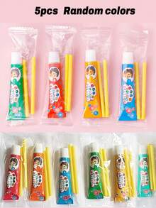 1/5/10/20pcs Random Color Cartoon Bubble Gum, Classic Nostalgic Gift, Small Gift, Cartoon Outdoor Creative Bubble Blower, Bubble Foam Holiday Party Giveaway - Multicolor - View 8
