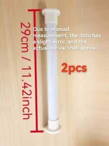 1/2pcs 30/50-50/80cm Adjustable Stainless Steel Closet Rod, Telescopic Bathroom Towel Rack/Hanging Rod/Curtain Rod/Wardrobe Rod/Shower Curtain Rod/Balcony Rod, No Drilling, Can Install Curtains And Clothes, Suitable For Bedroom - Multicolor - View 15