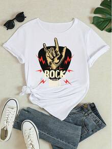 Women T-Shirts - 白色 - 查看 4