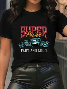 Women T-Shirts - 黑色 - 查看 6