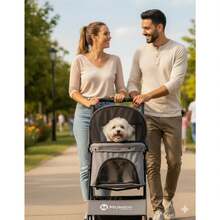 Pet Strollers - Black - View 4