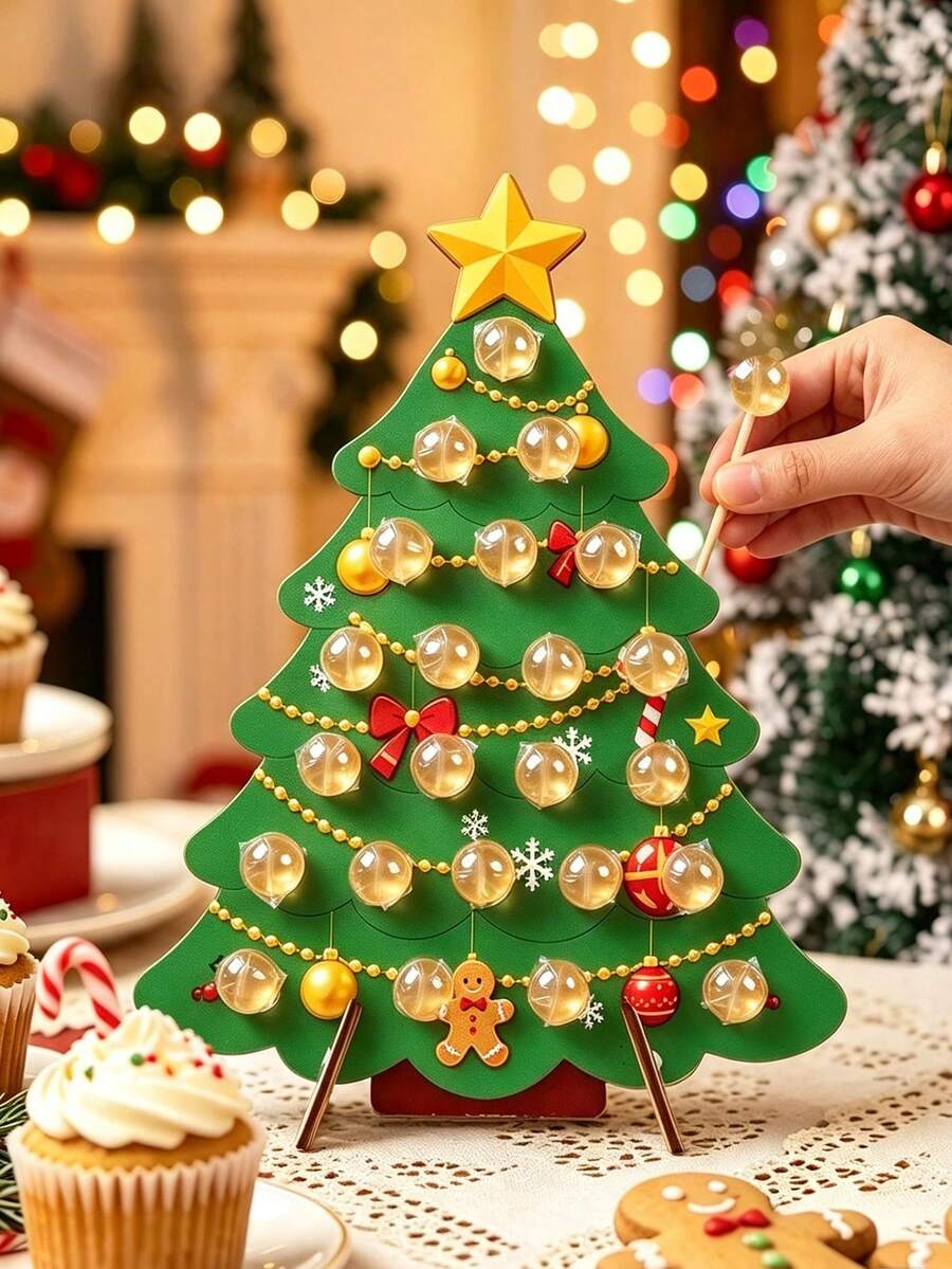 1pc Christmas Tree Lollipop Display Stand, Christmas Tree Shaped Lollipop Display Board, Christmas Candy Display Rack, Christmas Decoration, Christmas Party Decoration, Wedding Birthday Decoration, Lollipop Holder, Gender Reveal Party Supplies, Christmas Home Decor, Christmas Table Centerpiece, Christmas Gift, Home Kitchen Dining Table Decoration, Holiday Party Small Gift, Xmas Decor
