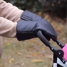 1pc Universal Winter Warm Stroller Hand Muff, Windproof & Waterproof, Newborn Baby Carriage Accessory - As Shown - View 7