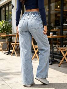 Women Jeans - Light blue - View 4