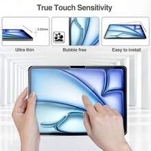 High Definition Tempered Glass Screen Protector, Compatible With IPad Air 11" (2024), Pro 11" (2020-2021), 10th Gen (10.9"), Air 13" (2024), 6th Gen (9.7"), 7th Gen (10.2"), Mini 4/5/6. Ideal Gift For Birthdays, Family And Friends. This Tablet Screen Protector Is Waterproof, Shockproof, Anti-Drop, Anti-Scratch, Anti-Fingerprint, Full Coverage. - Clear - View 3