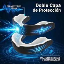 Protector Bucal KEJ KJ-HZQ Moldeable Calor Multideporte 4 Piezas Adultos - 1 - Ver 4