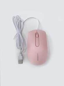Mouse Komputer USB Berkabel Minimalis Ringan dengan Desain Matte, 1200 DPI, Mouse Ergonomis Plug and Play dengan Roda Gulir Anti-Selip, Mouse Berkabel Portabel untuk Kantor dan Bermain Game, Cocok untuk Laptop dan Komputer Desktop - View 10