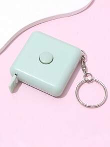 1 thước dây mini 59.06 inch đo cơ thể, thước đo may mặc vải đan thủ công tại nhà, thước rút hai thang đo, màu ngẫu nhiên - A - Xem 3