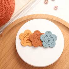 5/8/12/15/18/22/25Pcs Flower Sewing Decorative Labels, Used For Wallet And Clothing Making, Hat Sewing Accessories, Random Colors - Multicolor - View 11