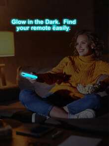 Glow-In-The-Dark Silicone Remote Control Protective Cover, Remote Control Storage Rack, Night Light Remote Control Protective Shell, Suitable For Hisense TV Remote Control/Simple Remote Control/Voice Remote Control, Silicone Protective Cover, Battery Not Included, Storage Box, Room Decoration, Home Decor, Kitchen Essential, Autumn Home Decor, Bedroom Decoration, Kitchen, Home, - Multiple Styles - View 6