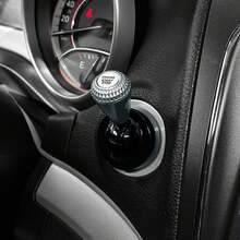 Diamond Patterned Retro Joystick Style One Key Start Lever Cover, Metal Scratch Resistant Engine One Key Start Button Protective Cover, Fashionable Car Interior Modification Accessories, Ideal Gift For Car Enthusiasts, Halloween Gift, Christmas Gift - A - View 12