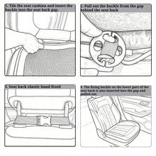 1pc Breathable Mesh Car Seat Back Cushion - Style a - View 10