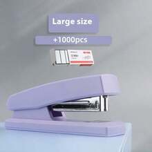 Stapler, Morandi Handheld Stapler, Mini Stapler For Students, Office Supplies, Teachers, Home, Office, School, Library Binding - Multicolor - View 26