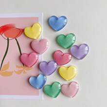 8/12 buah Magnet Kulkas Berbentuk Hati, 2,5cm/0,98in, Magnet Kulkas Lucu, Magnet Papan Tulis, Dekorasi Kulkas, Dekorasi Kantor dan Dapur Lucu, Peralatan Dapur, Dekorasi Rumah, Dekorasi Dapur, Hadiah Natal (Warna Acak) - Beraneka warna - View 1