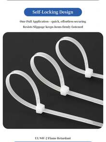 Nylon Cable Tie, Self-Locking Zip Tie, Multiple Sizes Available - Self-locking Nylon Cable Ties - View 10