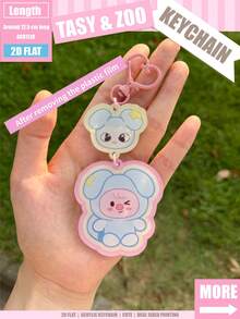 K-Pop Sk Keychain, Straykidd Keychain, IN, Know, Tasy Derivative Design, Acrylic Keychain, Cute Design, Bag Decoration/Car Key Decoration, Suitable For Family And Friends - Tasy Style - View 12