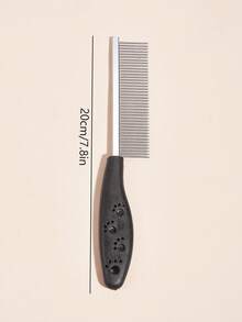 Pet Stainless Steel Needle Comb Cat Dog Cleaning Grooming Comb Pet Hair Removal Detangling Comb Pet Supplies - View 2