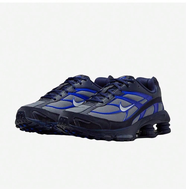 Sepatu Lari Kasual Olahraga NIKE Pria SHOX RIDE 2 High Rebound 4-Cushion Air Column IR0047-002 - Biru tua - View 1