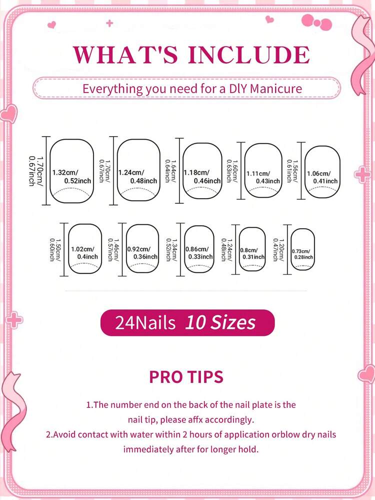 Sanrio Kuromi 24pcs Y2K Short Square Nail Stickers, With Cute Pochacco, Star And Heart Design, Perfect Fit Acrylic Fake Nails Set, Hello Kitty Nail Art, Suitable For Women And Girls Daily Use - Multicolor - View 5