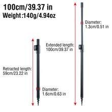 Sturdy Telescopic Fishing Ground Peg Adjustable Ground Drill Rod Support Stand For Bite Alarm Setup Suitable For Trout Pike Zander Bream - CFA008 - View 11