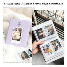 Tas Pelindung Kamera Instan Mini 13, Casing Pelindung Kamera Mini 13, Tas Kulit PU, Termasuk Album Foto 2x3 Isi 64 Lembar, Tali Bahu yang Dapat Diatur, Kamera Tidak Termasuk - View 6