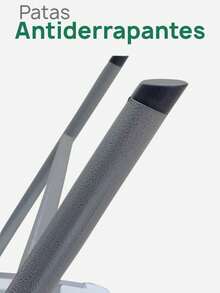 Silla Plegable Plástica Reforzada Jardín Exterior Uso Rudo - Blanco - Ver 5