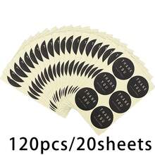 120pcs Kraft Paper Thank You Stickers, Round & Square Gift Box Sealing Stickers, Baking Packaging Bags, Cookie Bag Decoration, DIY Gift Stickers, Box Sealing Stickers, Sealing Stickers, Commercial Product Packaging Sealing Stickers - View 10