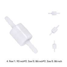 Katup Periksa Anti-Aliran Balik Bensin Plastik 6mm Cocok Untuk Air, Bahan Bakar, Cairan, Udara - A - View 2