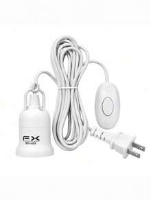 E27 Socket Power Cord With Control Switch, 3-Meter Cable For Decorative Pendant Lights - US A Type Plug(110-127V) - View 6