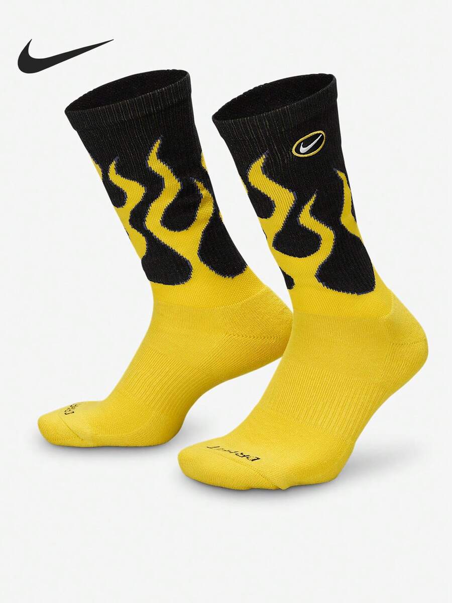 Nike Authentic 2025 New Fashion Mid-Calf Sports Socks Unisex 1 Pair IB2285-010 - IB2285-010 - View 1