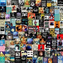 135Pcs Oasis Band Season 3 Rock Mini Stickers DIY Art Decor For Mobile Phone Notebook - 135 PCS - View 8