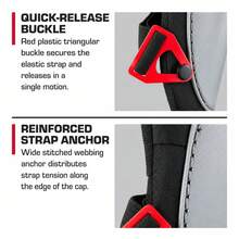 Protective Hard-Shell Rocker Knee Pads, 2 Pack - 1 - View 5