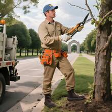 Men Work & Utility Shoes - Brown - View 10