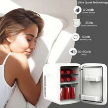 Crystals 15L Compact Mini Electric Refrigerator – Cooler & Warmer - UK Plug(220-240V) - View 5