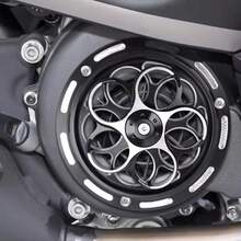 CNC Processed Aluminum Alloy Rotating Fan Cover, Engine Radiator Guard And Frame Hole Cover, Polished Heat-Resistant Cooler Fins Decorative Modification Accessories, Personalized Motorcycle Modification Parts, Suitable For VESPA150, Scooter, Qoge I125, Other Motorcycles - A - View 15