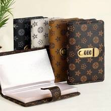 Dompet Penyimpanan Uang dengan Kunci Kombinasi Motif Bunga Besar, Tempat Buku, Organizer Uang, Kapasitas Besar, Buku Besar Akuntansi - Beraneka warna - View 1