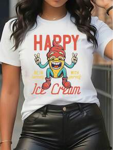 Women T-Shirts - White - View 6