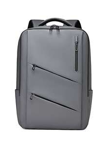 1pc Large Capacity Multifunctional Business Backpack With Luggage Strap And Multiple Compartment Storage, Suitable For Business And Commuting - Multicolor - View 13
