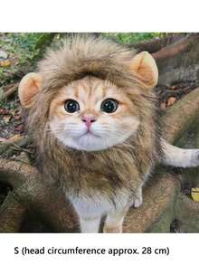 1pc Cute Pet Shaped Hat, Lion Rabbit Frog Bear Shaped Pet Headwear, Suitable For Cats And Dogs Cute Dress-Up Accessories, Halloween, Christmas And Holiday Party Photo Props, Pet Gift - Multicolor - View 13