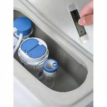 4-Piece Magnetic Toilet Cleaner, Durable, Chemical-Free, No Stains - Black - View 6