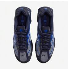 Sepatu Lari Kasual Olahraga NIKE Pria SHOX RIDE 2 High Rebound 4-Cushion Air Column IR0047-002 - Biru tua - View 3