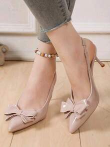 Women Pumps - Apricot - View 1