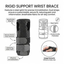 Breathable Wrist Brace With Adjustable Steel Plate Support, Ergonomic Mesh Wrist Support For Sports Recovery And Daily Joint Protection - Multicolor - View 8